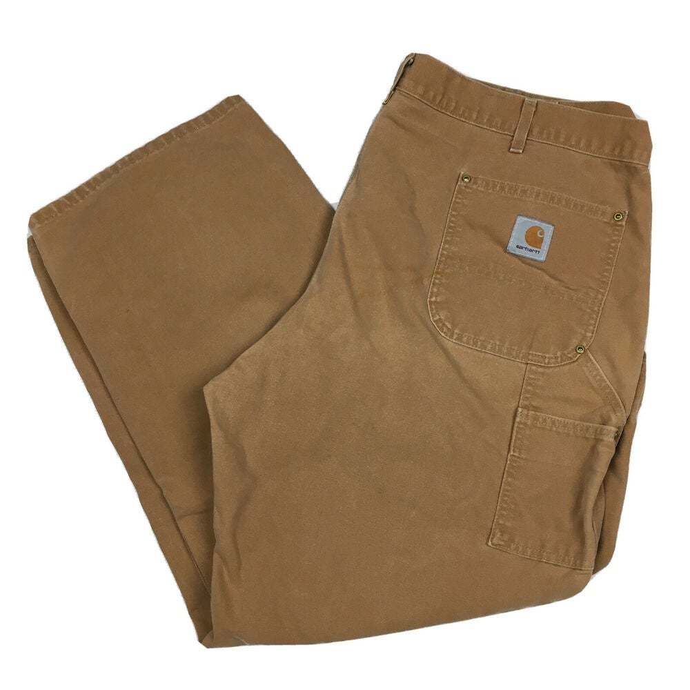 Carhartt Carhartt Pants Mens 42x32 Beige Carpenter Style RN#14806