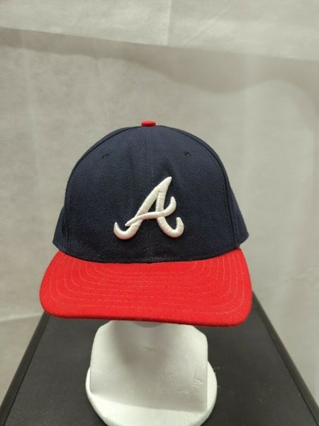 Atlanta Braves FABULOUS White-Red Fitted Hat by New Era