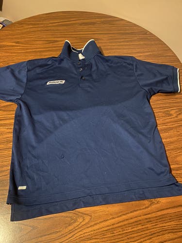 Bauer Hockey Men’s Medium Polo Shirt See Details