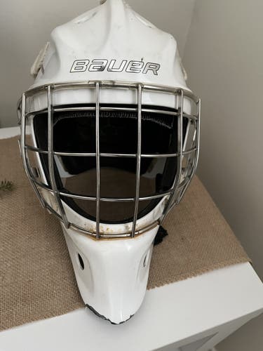 Goalie Mask Senior Used Bauer NME VTX - FT1 size 6 3/4 - 7 1/8