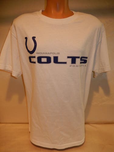 9805-10 NFL Mens INDIANAPOLIS COLTS "Team Logo" Football Jersey Shirt White NEW