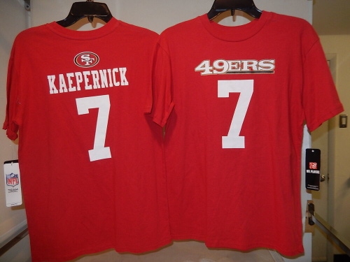 9805 BOYS San Francisco 49ers COLIN KAEPERNICK "Youth Size" JERSEY Shirt Red New