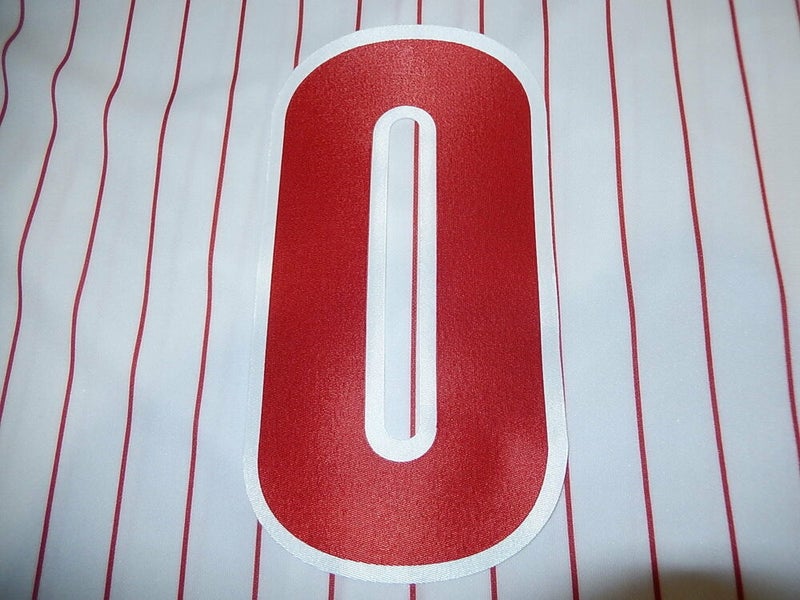 PHILADELPHIA PHILLIES Number KIT For Sleeve of JERSEY 4 Inch Choose Any  Number