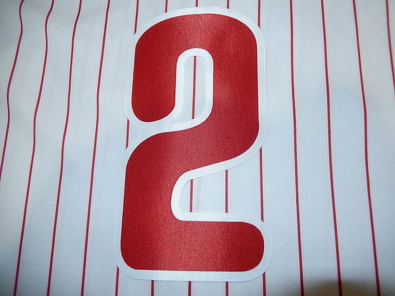 PHILADELPHIA PHILLIES Number KIT For Sleeve of JERSEY 4 Inch Choose Any  Number