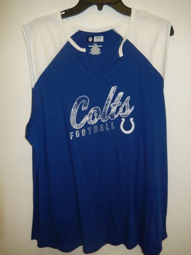 9806-1 WOMENS Ladies INDIANAPOLIS COLTS "Plus Size" Football Jersey BLUE New