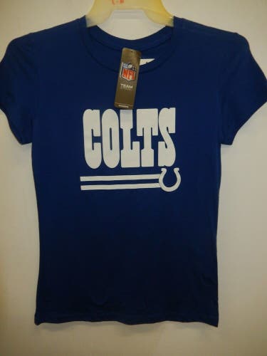 9806-2 WOMENS Ladies INDIANAPOLIS COLTS "Team Logo" Football Jersey BLUE New