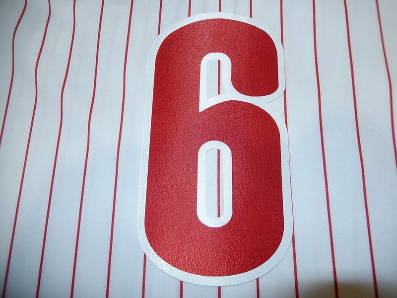 PHILADELPHIA PHILLIES 8 Inch Number KIT Authentic WHITE JERSEY Choose Any  Number