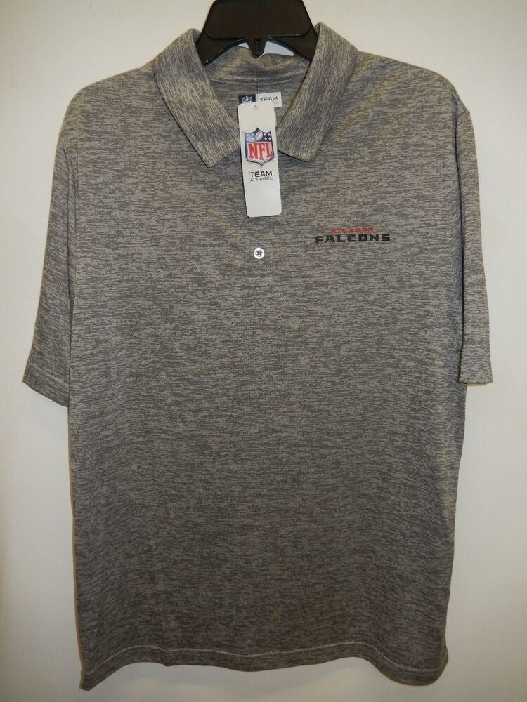 Atlanta Falcons Shirt Adult Large Gray NFL Football Sportswear