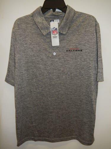 9601-4 Mens NFL ATLANTA FALCONS "Team Logo" Football Jersey Shirt NEW Gray LARGE