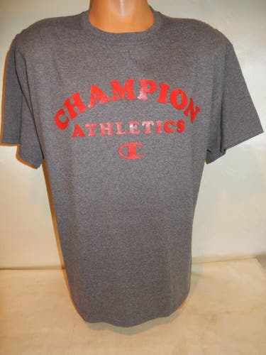 7801 Mens CHAMPION Athletics Jersey Shirt NEW Gray LARGE LG $19.99