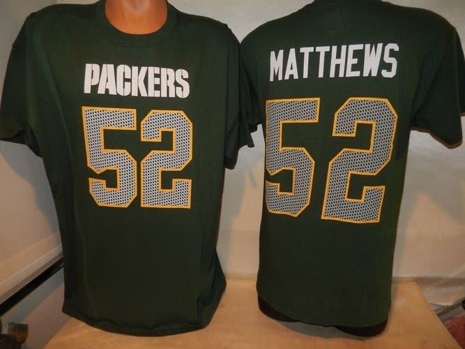 9814 MENS NFL Green Bay Packers CLAY MATTHEWS "Eligible Receiver" Jersey Shirt