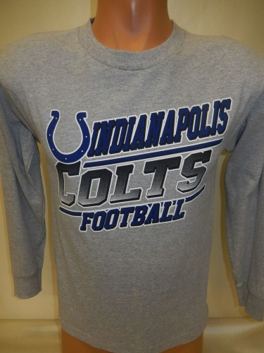 8619 NFL YOUTH Kids Boys INDIANAPOLIS COLTS Long Sleeves Football JERSEY New