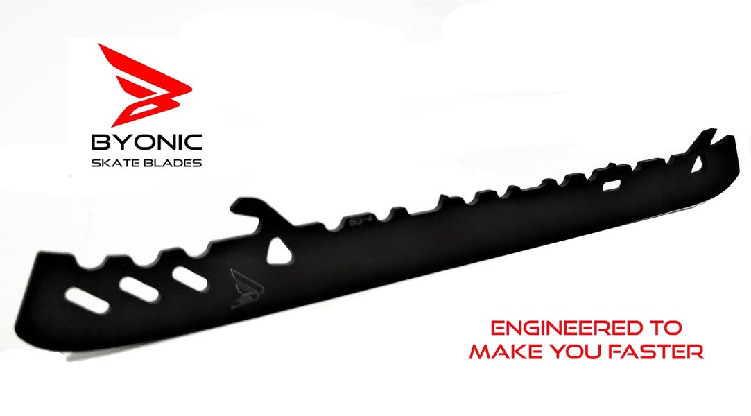 Byonic Goalie Blades for Bauer Vertexx (3mm) - Brushed DLC BLack