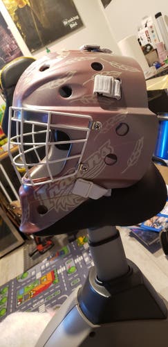 Goalie Mask Senior Used Bauer NME 3 street hockey costom paint job