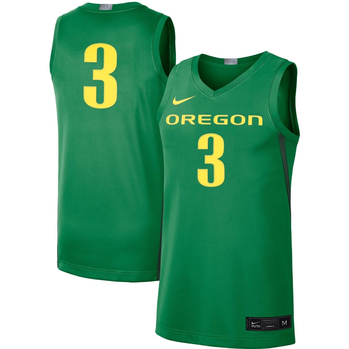 Unisex Nike #1 Green Oregon Ducks Women's Basketball Throwback Replica Jersey Size: Medium