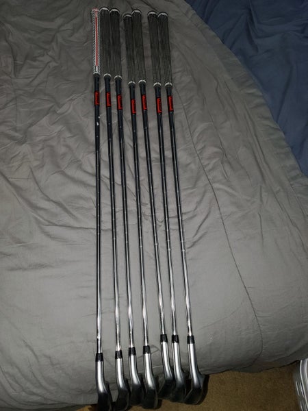 Iron Set Men's Used Cobra Right Handed Radspeed Regular Flex Steel Shaft 7 iron set 5-G