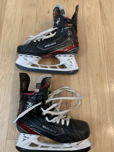 Hockey Skates Junior Used Bauer Vapor X Shift Pro Regular Width Size 5.5