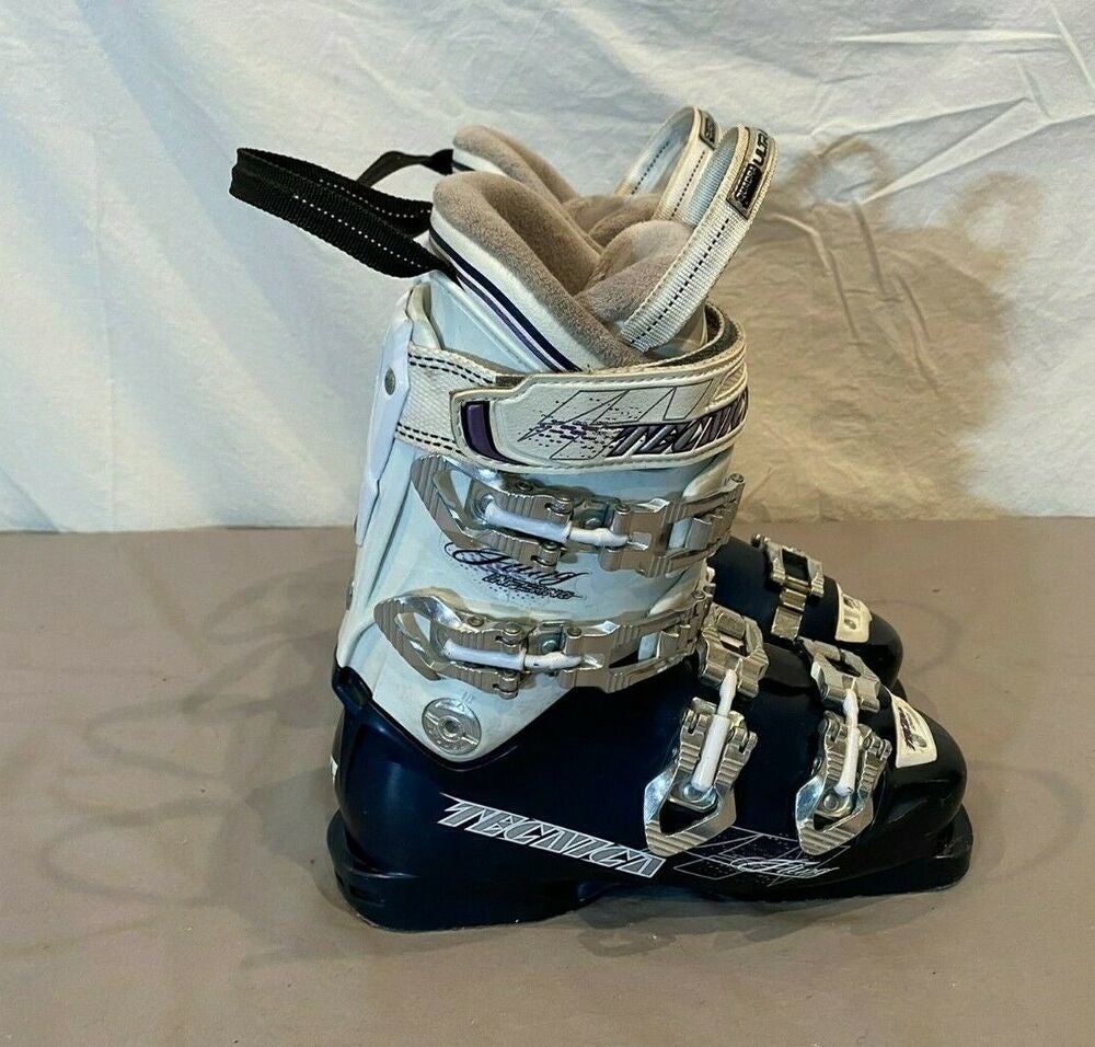 Tecnica Inferno Fling Ski Boot Womens Dark Blue/White 23.0