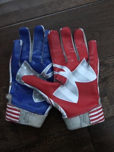 Under Armour football gloves