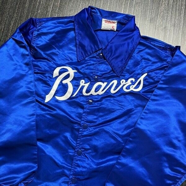 Wilson, Shirts, Atlanta Braves Throwback Light Blue Retro Jersey Wilson  Brand Size Large L 5