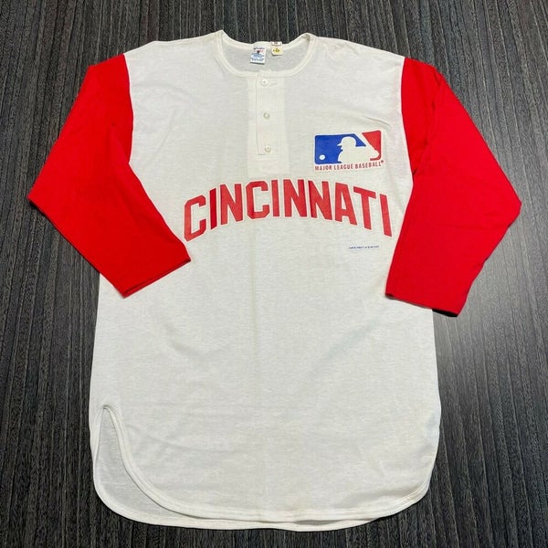 Vintage 80s Clothing MLB Cincinnati Reds Baseball Men Size 