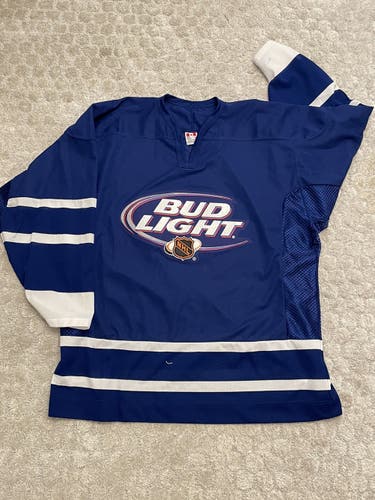 Vintage Bud Light Hockey Jersey - XL