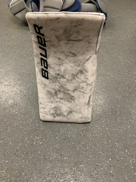 Used Regular Bauer Supreme UltraSonic Goalie Blocker White