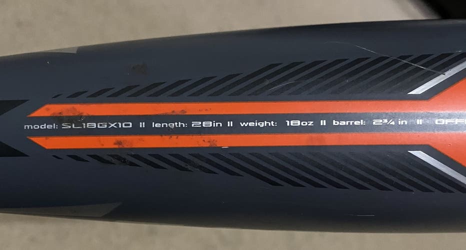 2018 Composite (-10) 18 oz 28" Ghost X Bat