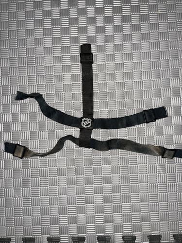 Bauer NME Black NHL Goalie Backplate Helmet Mask Harness