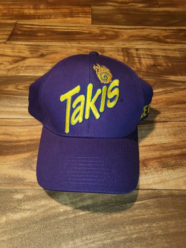 Takis Tortilla Chips Food Promo "Face The Intensity" Purple Hat Cap Snapback