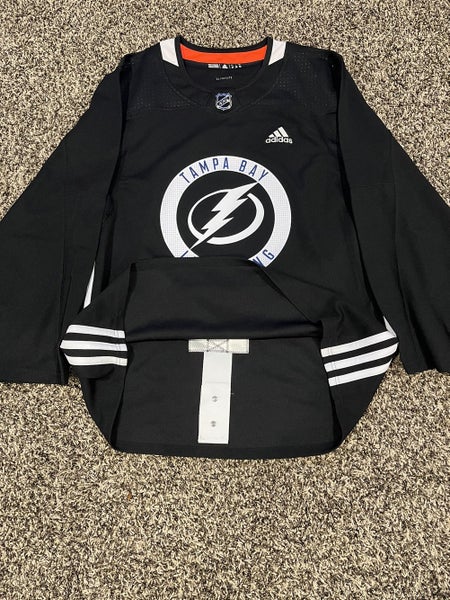 Men's Tampa Bay Lightning adidas Black Authentic Practice Jersey