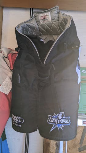 RYR Durham West Lightning Hockey Pants Senior New Medium Pro Stock