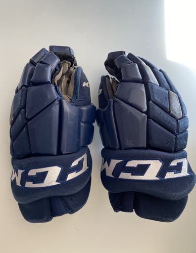 CCM HG42 14" Pro Stock Gloves - Navy