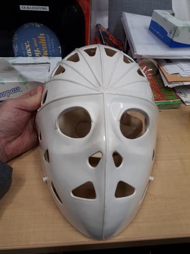 Vintage 1970s Mylec Hockey Goalie Mask, Friday The 13th Jason Mask Halloween