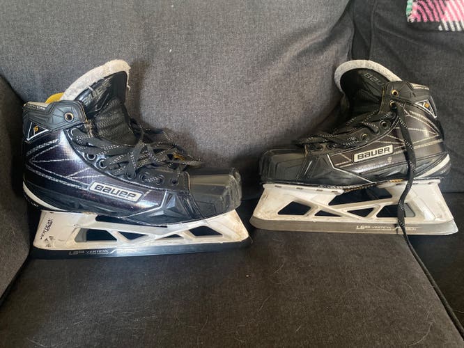 Used Bauer Regular Width  Size 9 Supreme 1S Hockey Goalie Skates