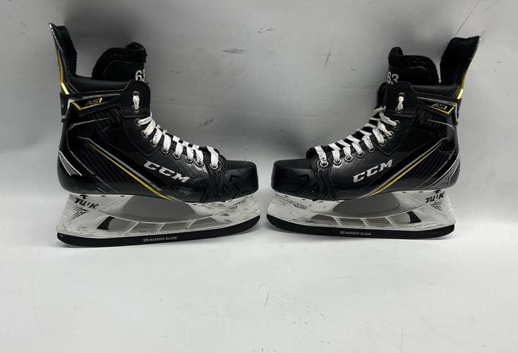 CCM AS1 Custom Pro Stock Ice Hockey Skates 6 3/4 D AHO USED