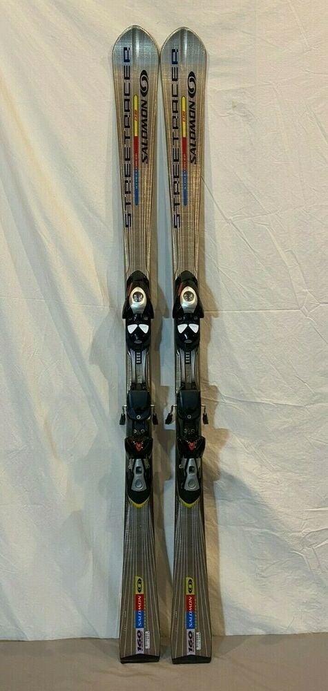 Afhankelijk handelaar geschiedenis Salomon Streetracer 08 160cm 123-66-103 r=11.7m Skis Salomon S711 Bindings  GREAT | SidelineSwap