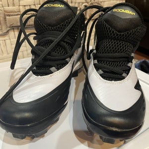 Black Kid's Molded Cleats Boombah