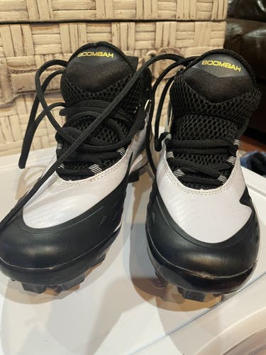 Black Kid's Molded Cleats Boombah