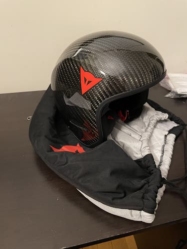 New Unisex Large, Carbon Dainese Helmet FIS Legal