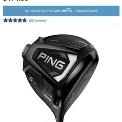 Men's Right Handed 10.5 Loft G425 Max Driver