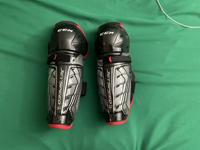 CCM JetSpeed FT350 Shin Pads - Like New