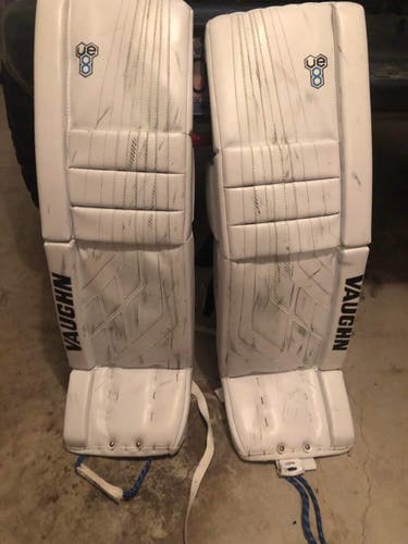 Used 36" Vaughn Velocity VE8 Goalie Leg Pads