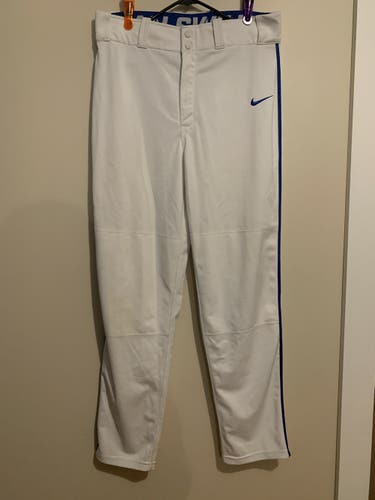 White Adult Men's Used Medium Nike Pants Swingman Blue