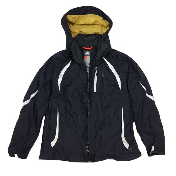 ジャケット・アウター nike jacket y2k ARCTERYX acg cpcompany Vintage Y2K Nike ACG Brown Thermal Soft Shell Full Zip