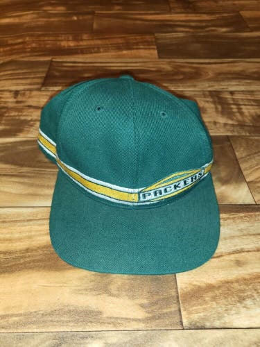 Vintage Green Bay Packers NFL Sports American Needle Cheesehead Hat Cap Snapback