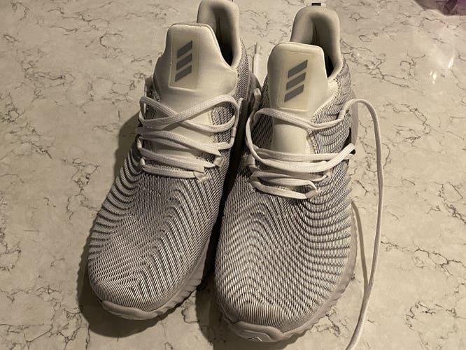 Men’s Addidas AlphaBounce Cloud White Grey