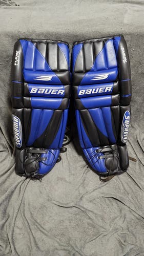 36" Bauer Supreme Leg Pads Nearly New