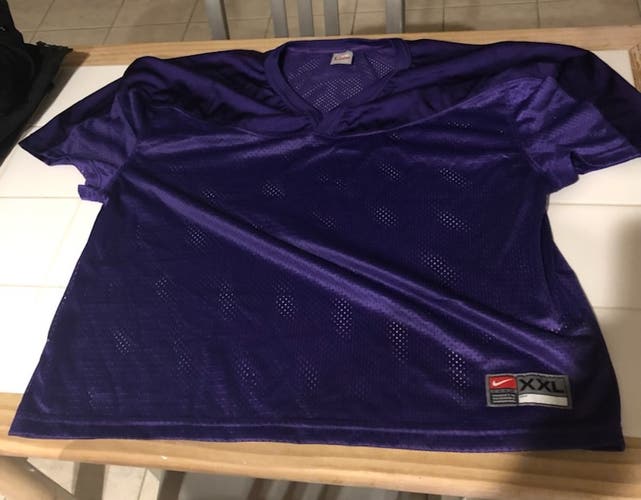 New XXL Nike Football Practice Jersey - Purple