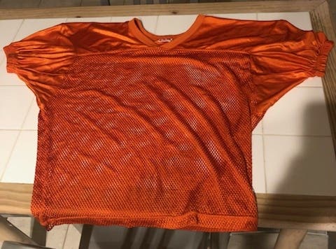 Orange Adult Men's New XL Rawlings Football Practice Jersey